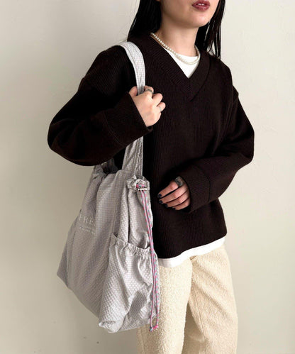 防潑水足球側袋托特包