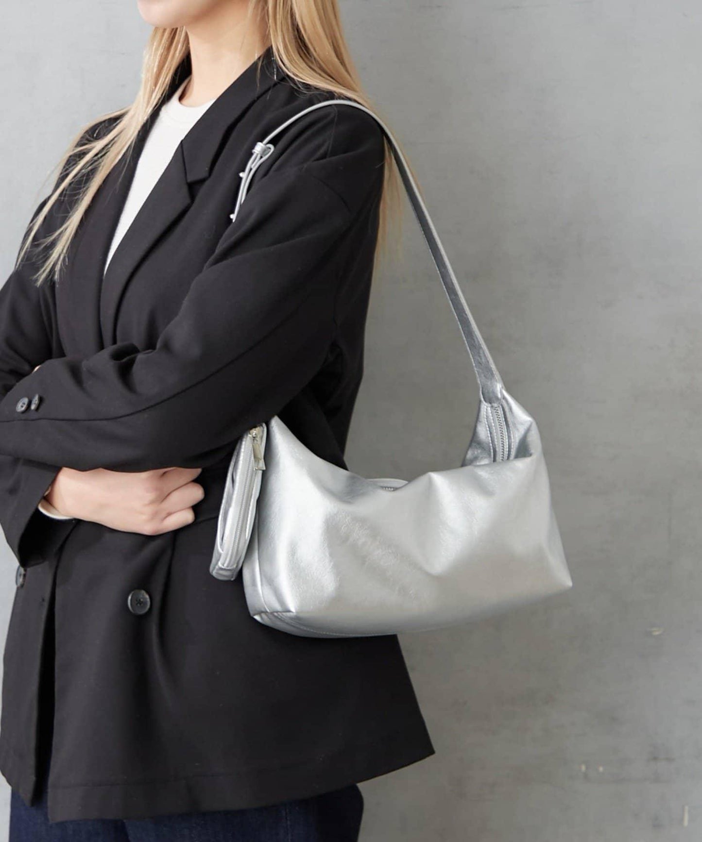 仿皮單肩迷你包 附環保袋