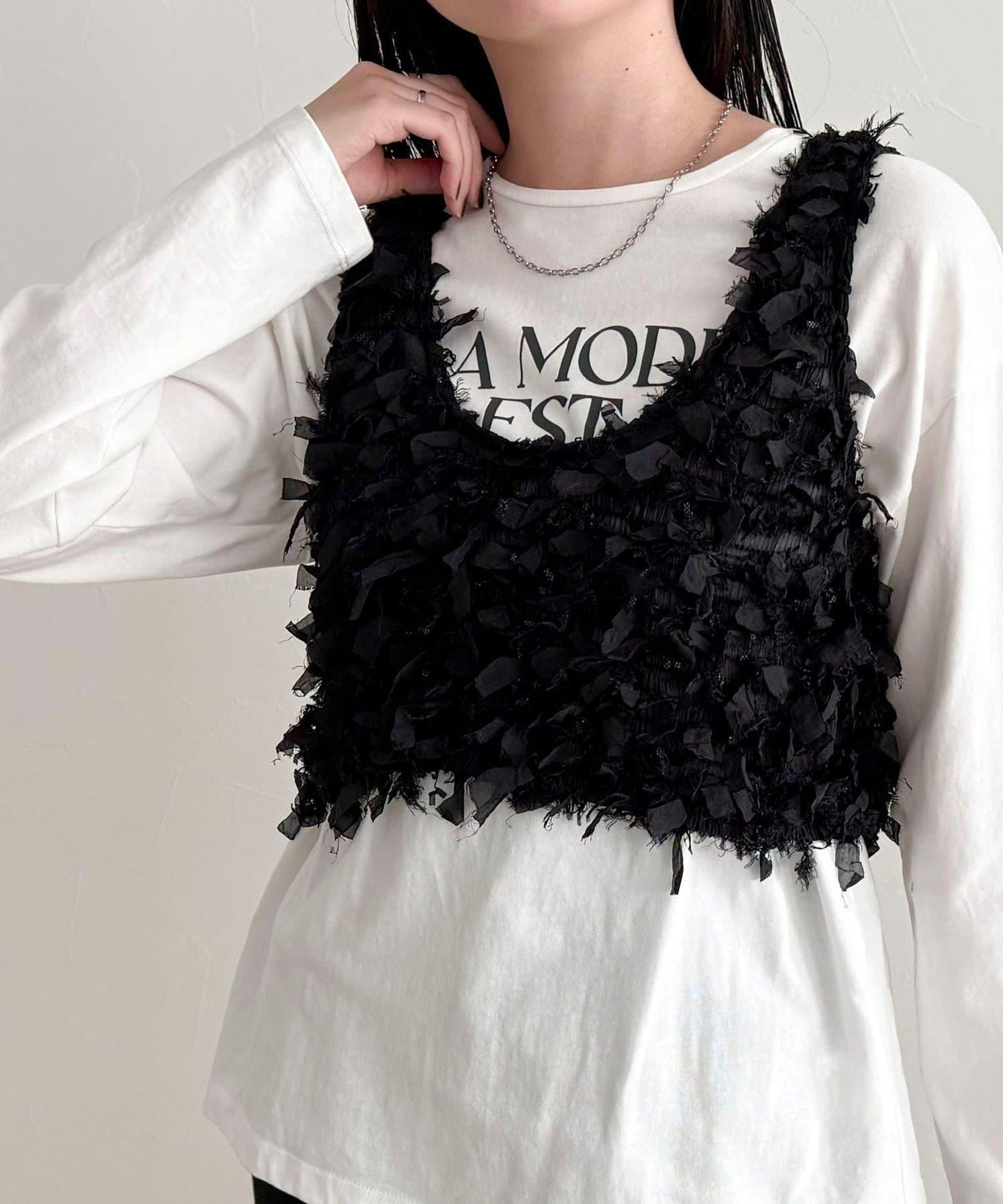 蝴蝶結帶吊帶背心