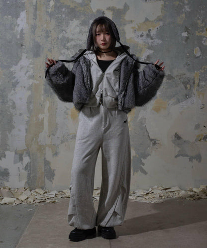 【Mavie..7】鉚釘裝飾衛衣連帽衫