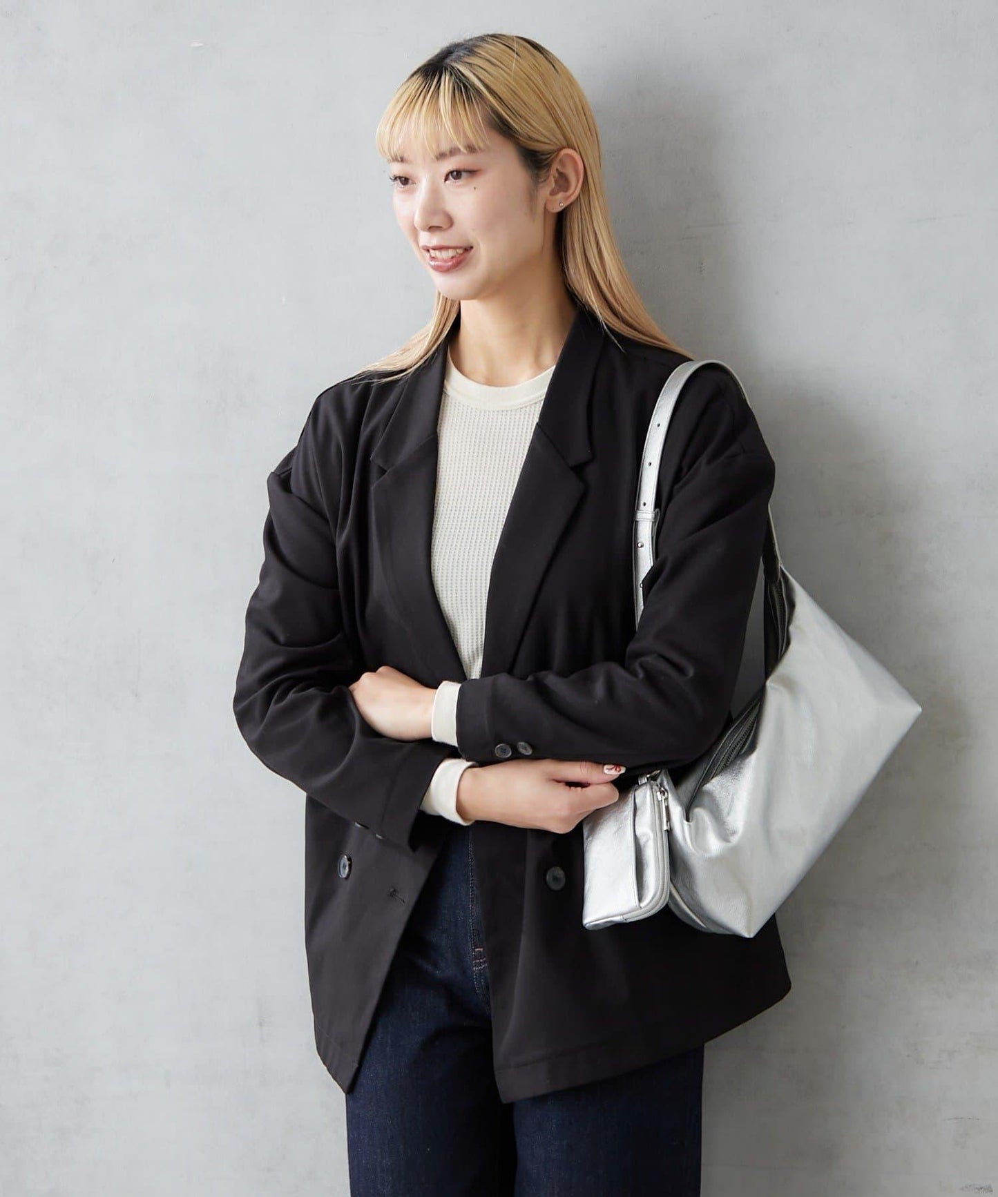 仿皮單肩迷你包 附環保袋