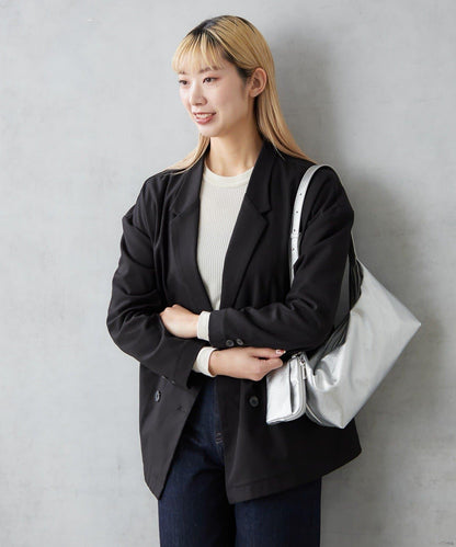 仿皮單肩迷你包 附環保袋