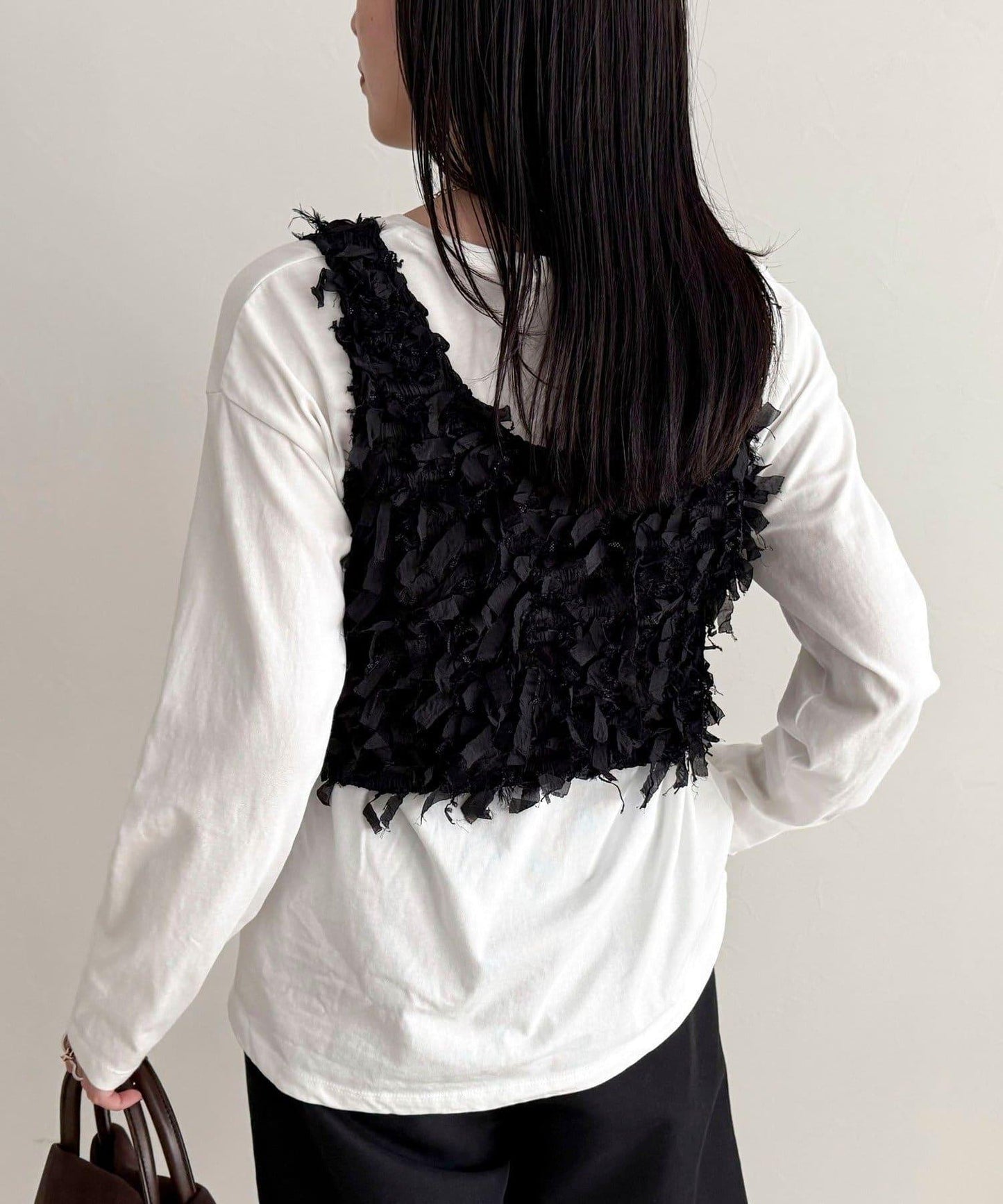 蝴蝶結帶吊帶背心