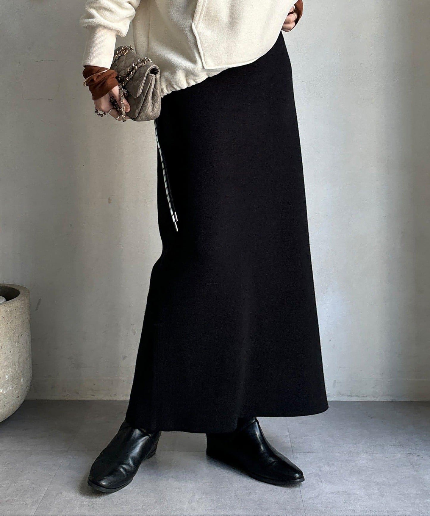 【套裝可搭配/官網限定】針織修身半身裙