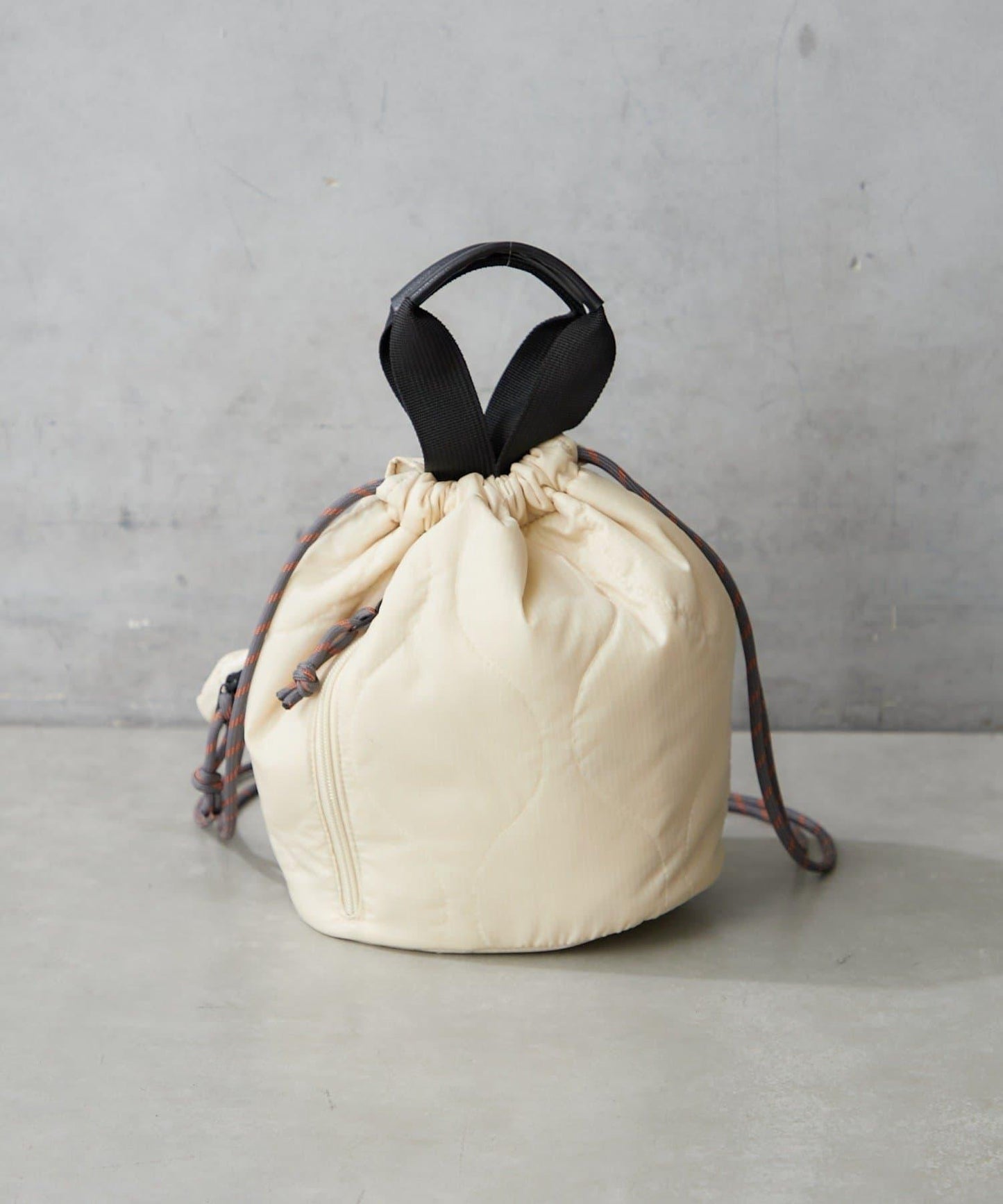 尼龍絎縫2WAY束口包 附迷你收納包