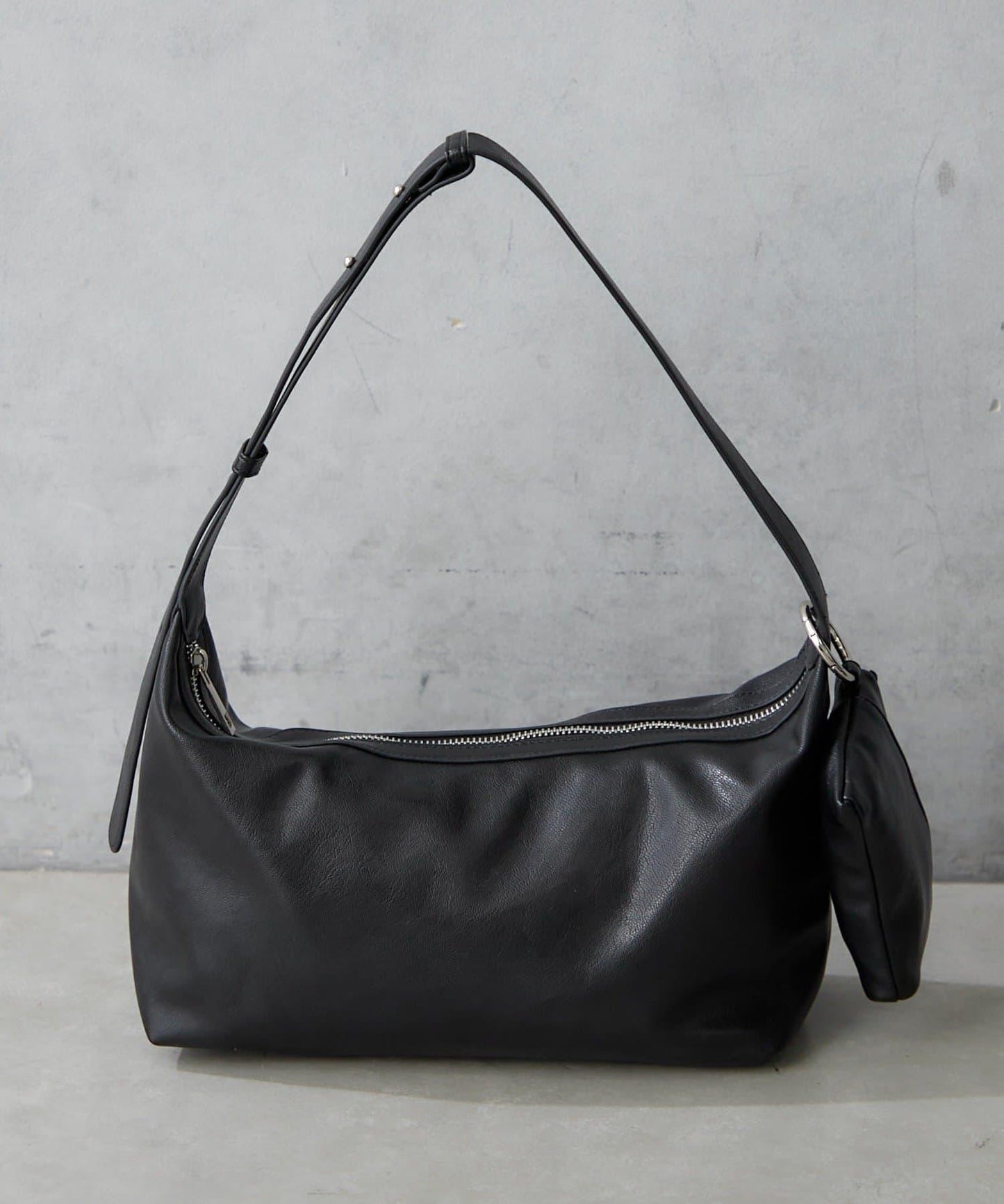 仿皮單肩迷你包 附環保袋