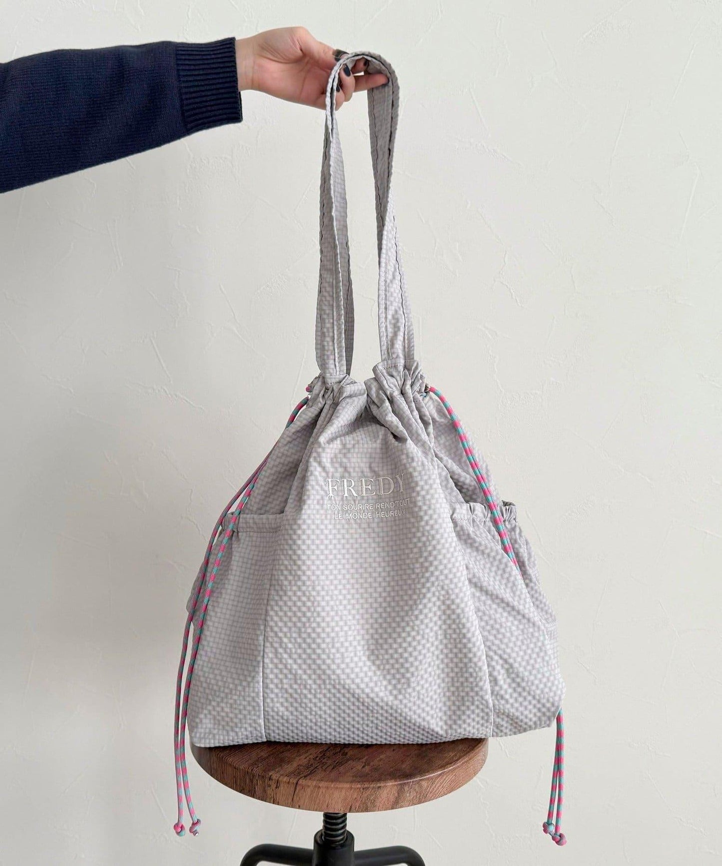 防潑水足球側袋托特包