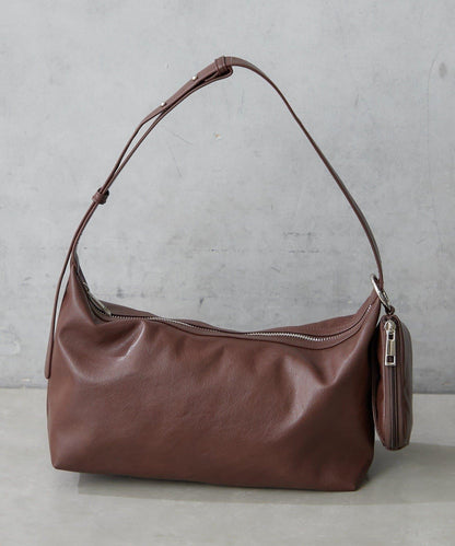 仿皮單肩迷你包 附環保袋