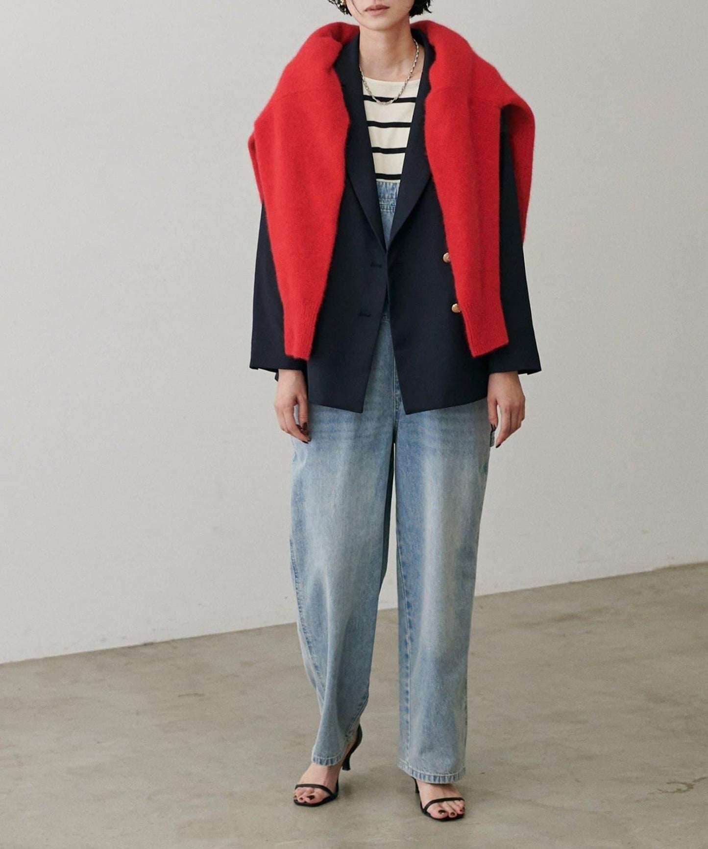 【LARUTA】狐狸毛羊毛蓬鬆開衫