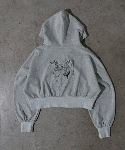 【Mavie..7】鉚釘裝飾衛衣連帽衫