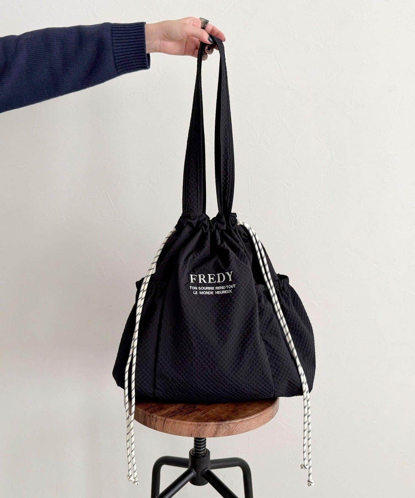 防潑水足球側袋托特包