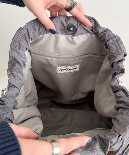 防潑水足球側袋托特包