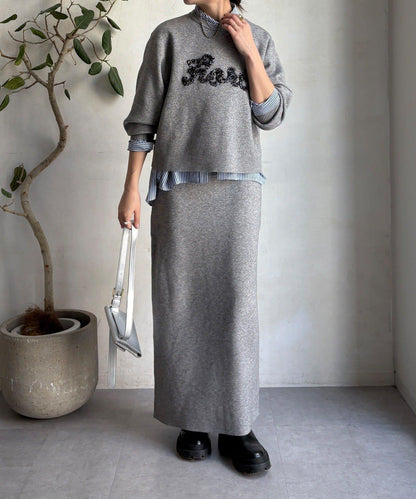 【套裝可搭配/官網限定】針織修身半身裙