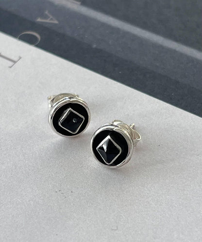 《スターリングシルバー使用》迷你圓形耳釘
