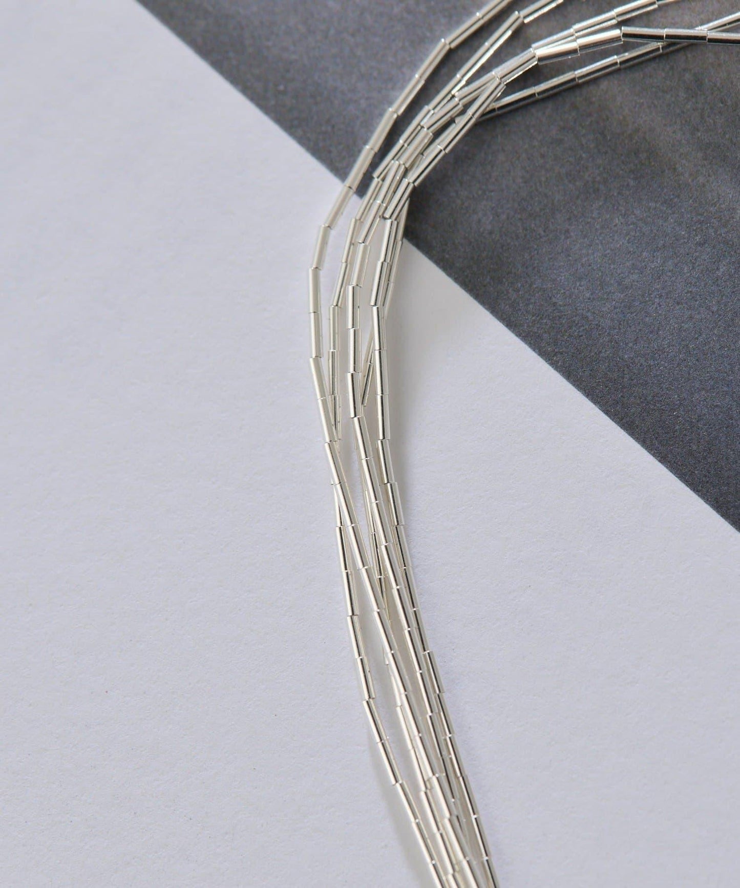 《スターリングシルバー使用》液態銀5×60長款項鍊