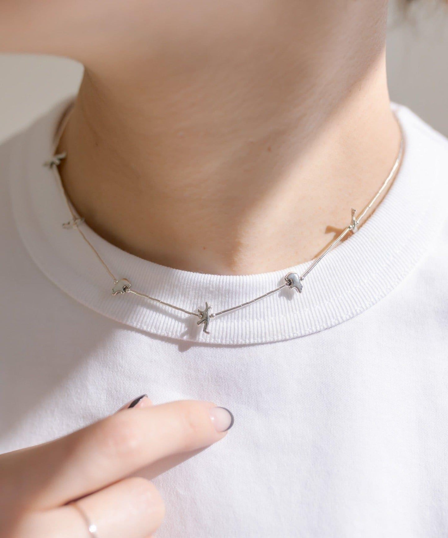 《スターリングシルバー使用》時尚短款項鍊