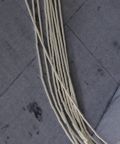 《スターリングシルバー使用》液態銀10×40短款項鍊