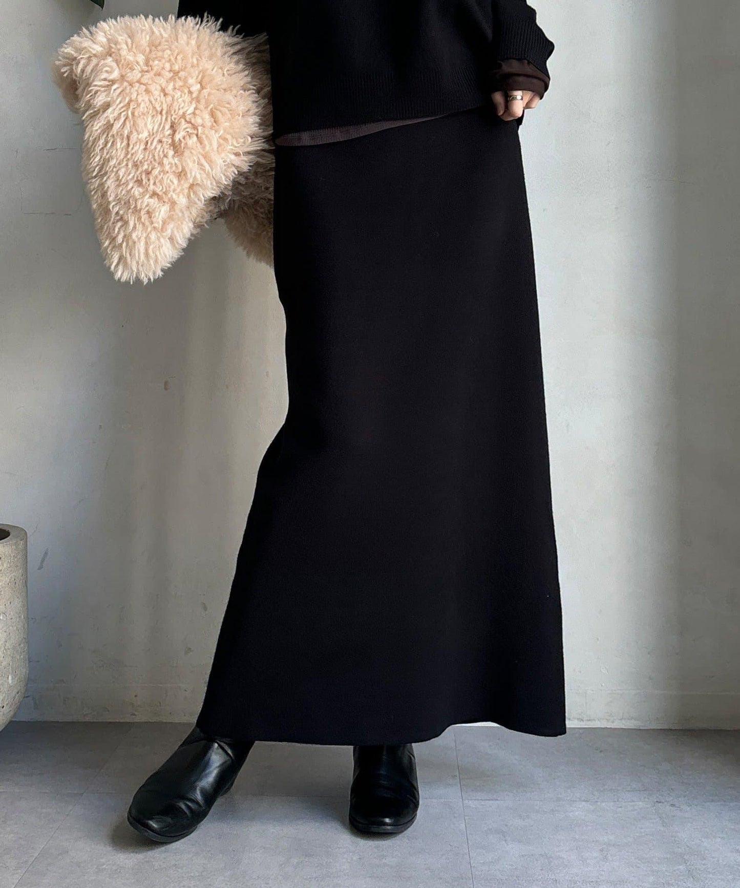 【套裝可搭配/官網限定】針織修身半身裙