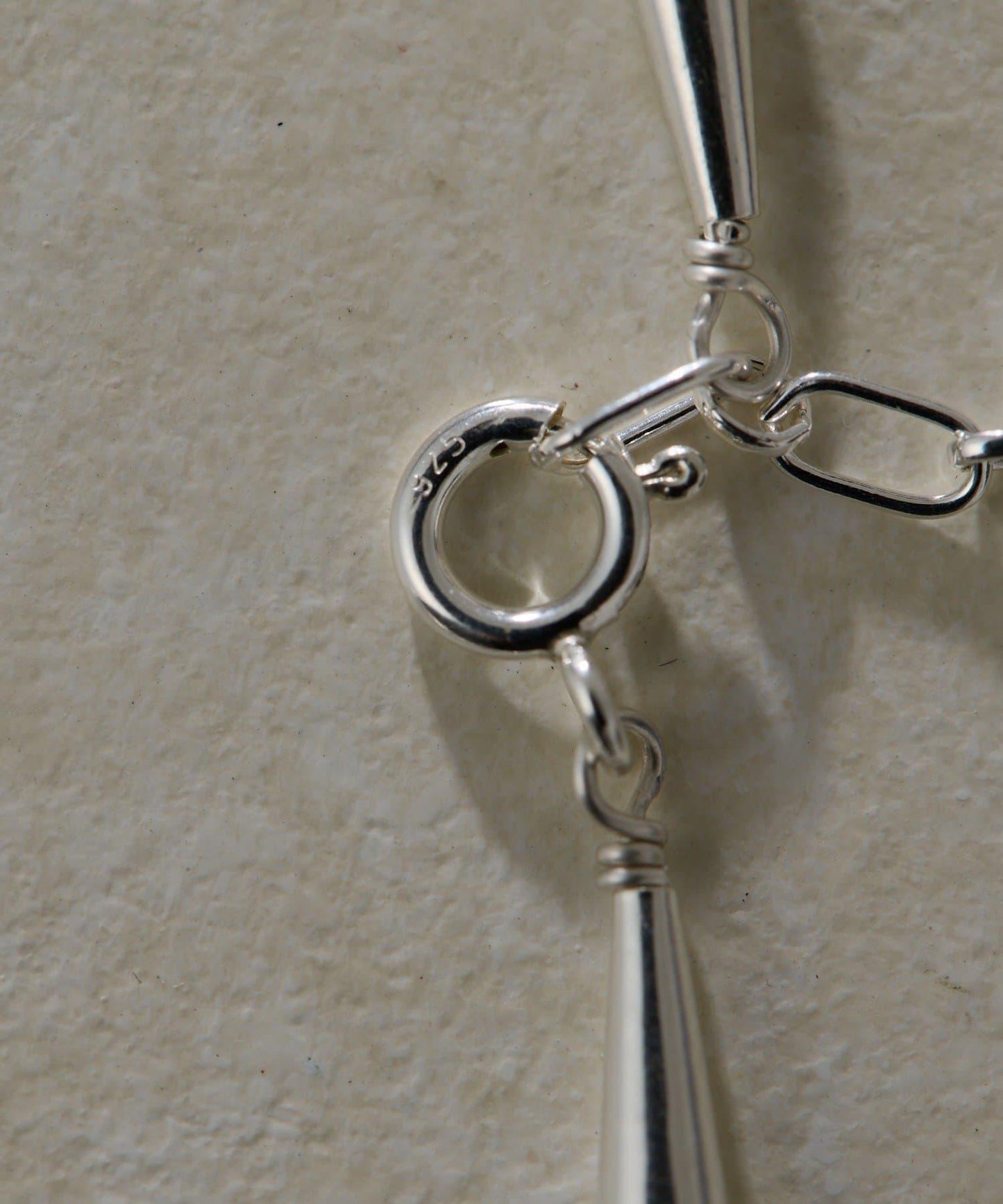 《スターリングシルバー使用》液態銀10×40短款項鍊