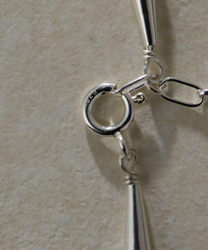 《スターリングシルバー使用》液態銀10×40短款項鍊