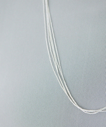 《スターリングシルバー使用》液態銀5×60長款項鍊