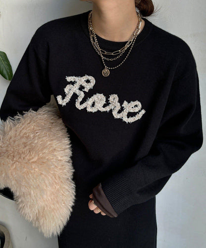 【套裝可搭配/官網限定】花呢織帶標誌針織衫