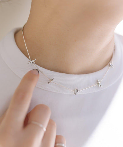 《スターリングシルバー使用》時尚短款項鍊