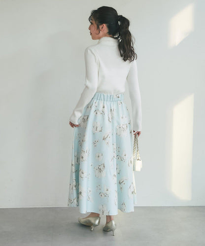 毛絨翻領羅紋針織開衫