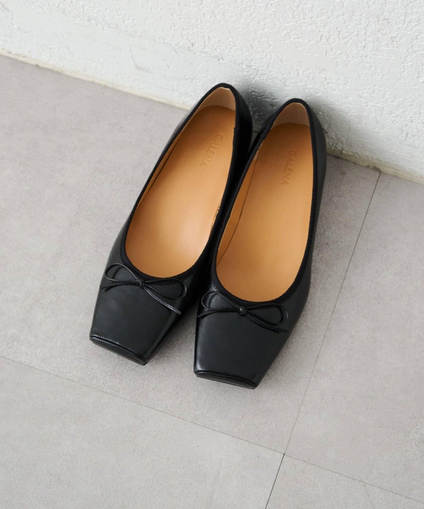 【GALENA/ガレナ】方頭芭蕾平底鞋