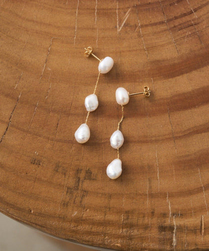 【GALENA/ガレナ】水滴珍珠耳環