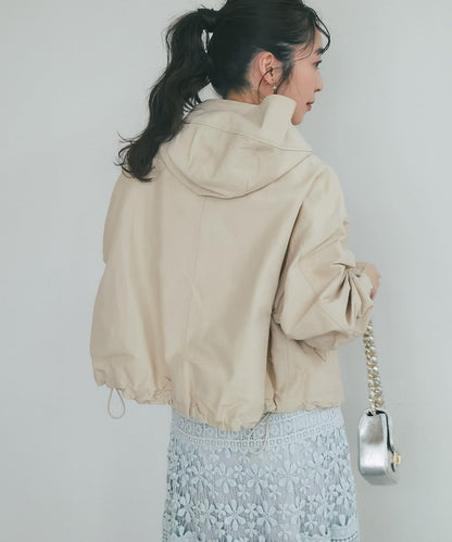 連帽短款夾克