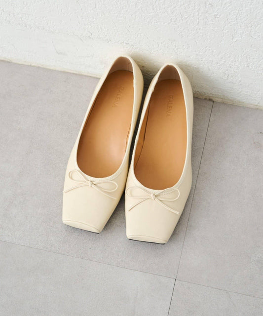 【GALENA/ガレナ】方頭芭蕾平底鞋