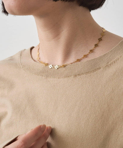 【GALENA/ガレナ】花朵鏈條項鍊