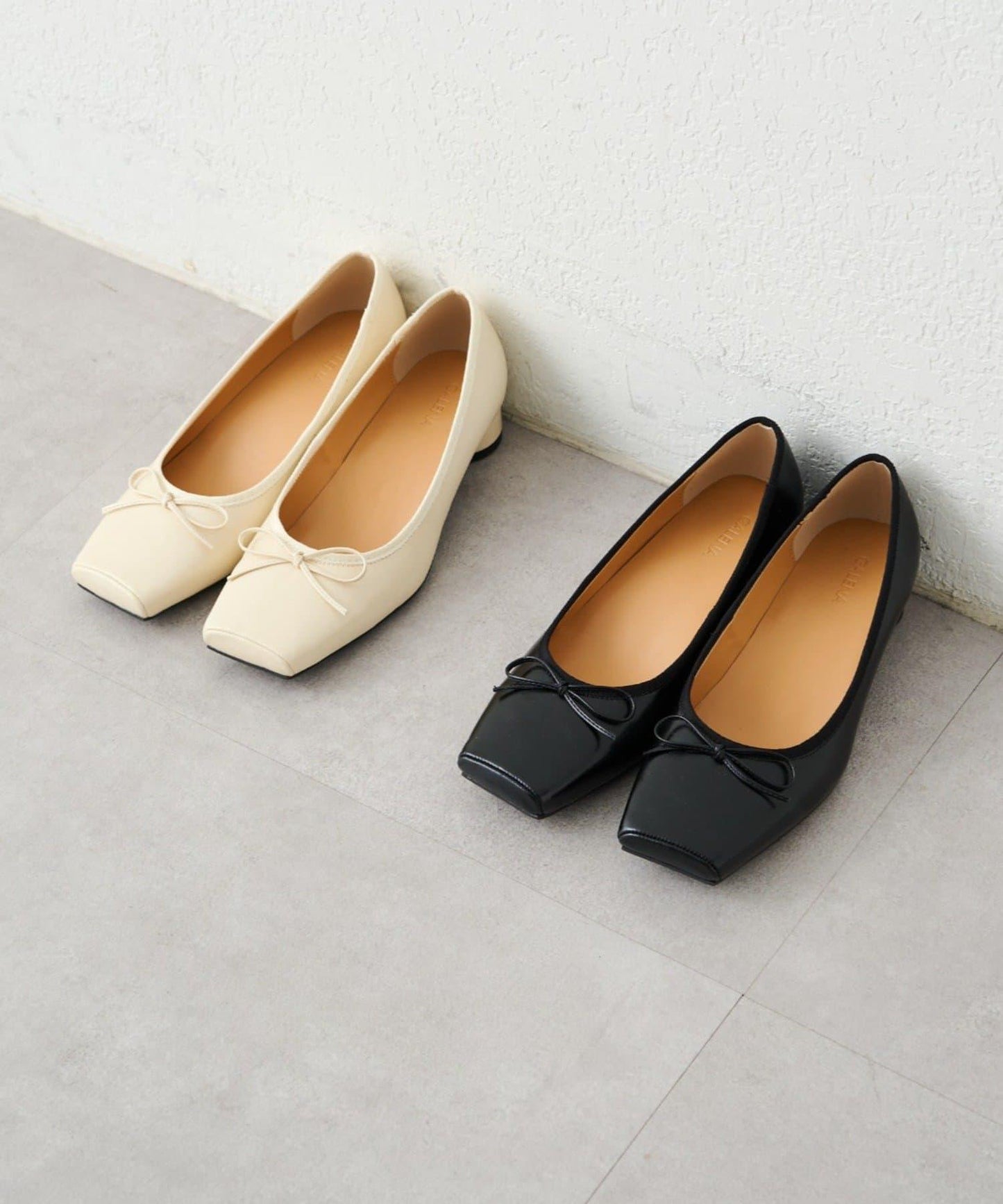 【GALENA/ガレナ】方頭芭蕾平底鞋