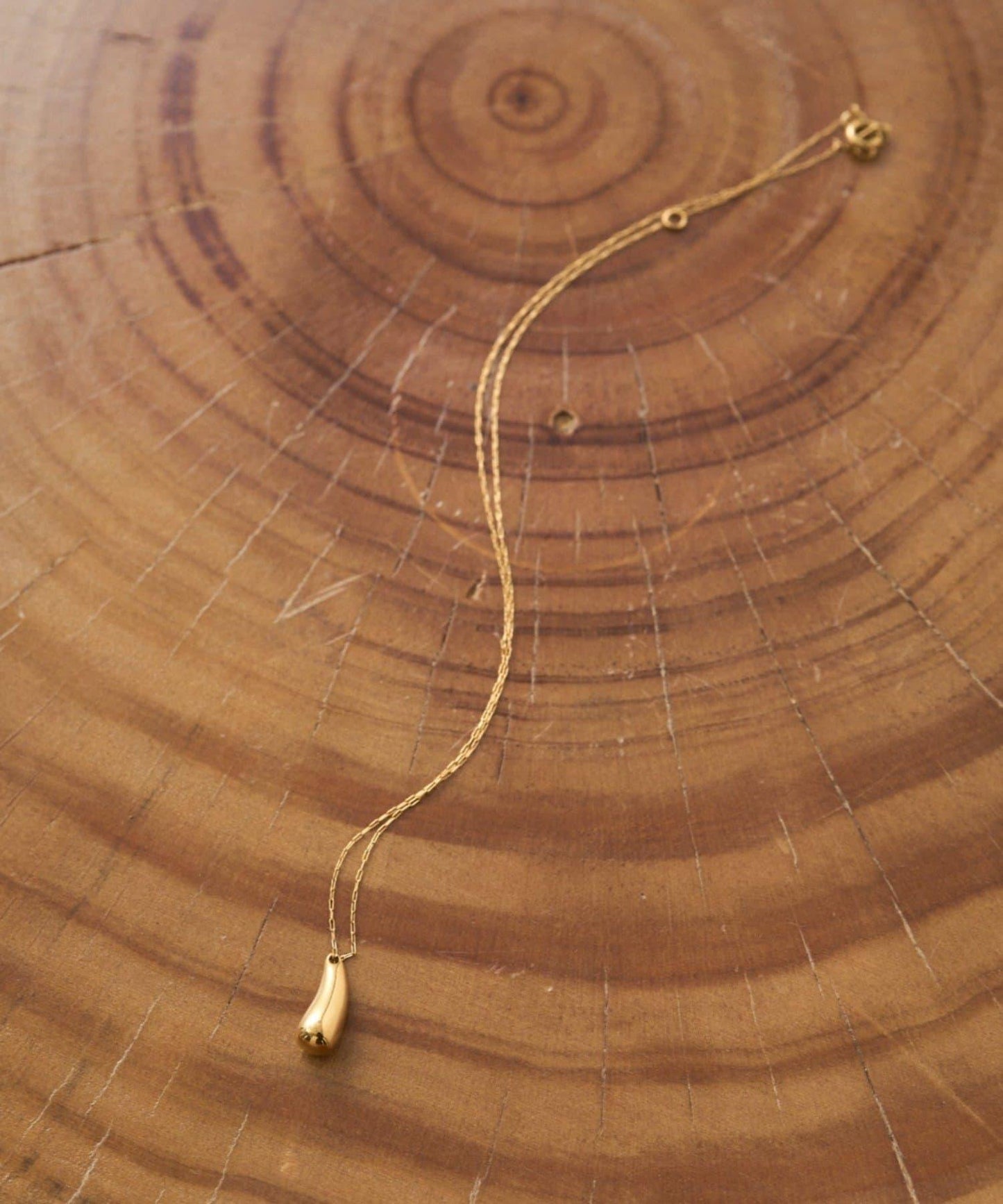 金屬過敏適用/不鏽鋼【GALENA/ガレナ】水滴項鍊