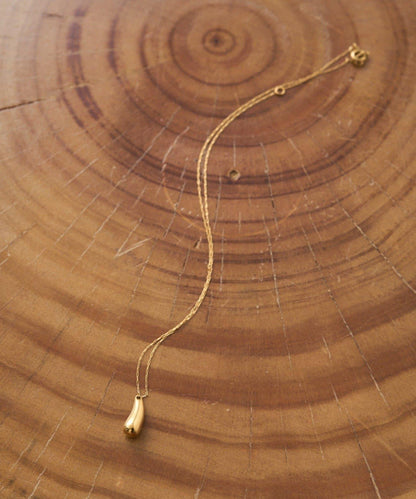 金屬過敏適用/不鏽鋼【GALENA/ガレナ】水滴項鍊