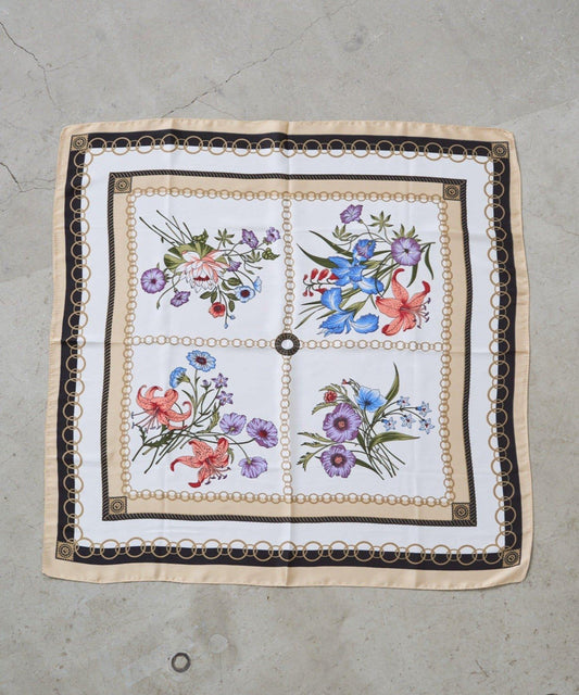 【GALENA/ガレナ】經典花卉絲巾