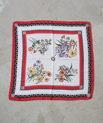 【GALENA/ガレナ】經典花卉絲巾