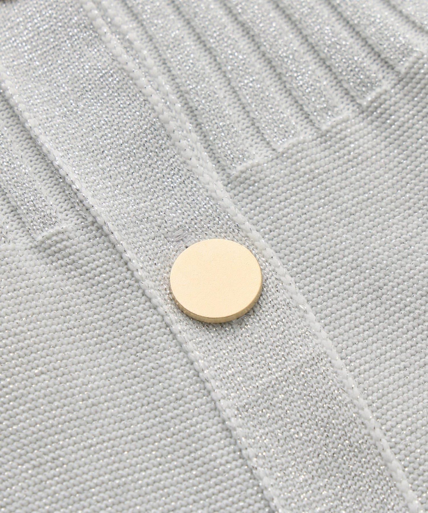 亮片荷葉邊前後兩穿開衫