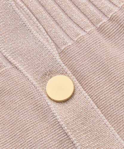 亮片荷葉邊前後兩穿開衫