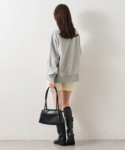 粗花紗針織長褲