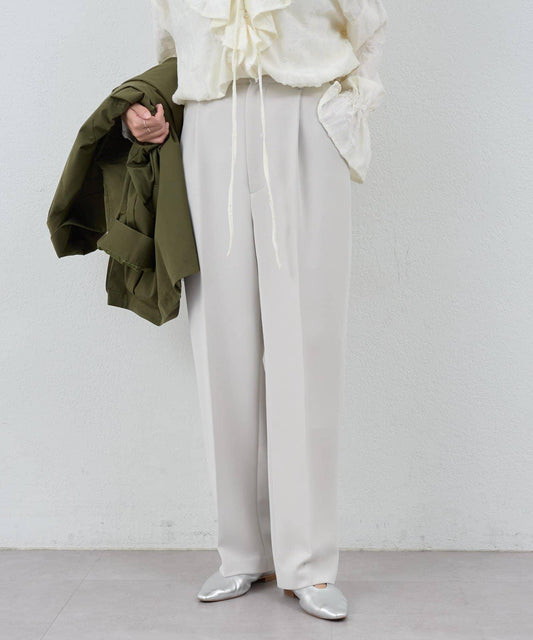 【26SS】中線壓褶長褲