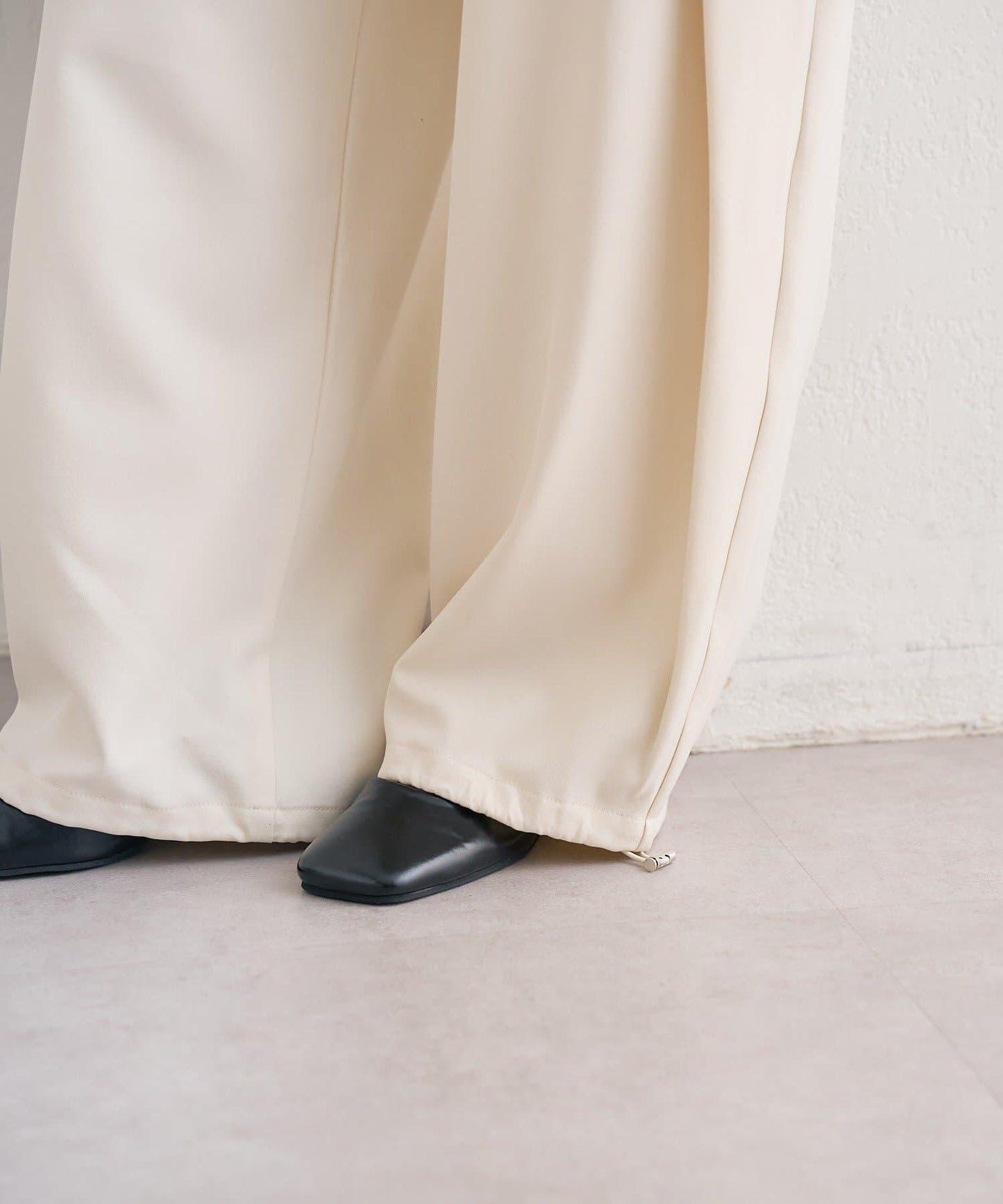 高腰褶皺休閒西裝褲