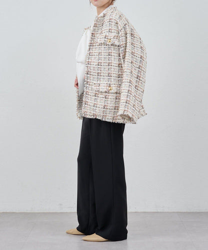 【26SS】中線壓褶長褲