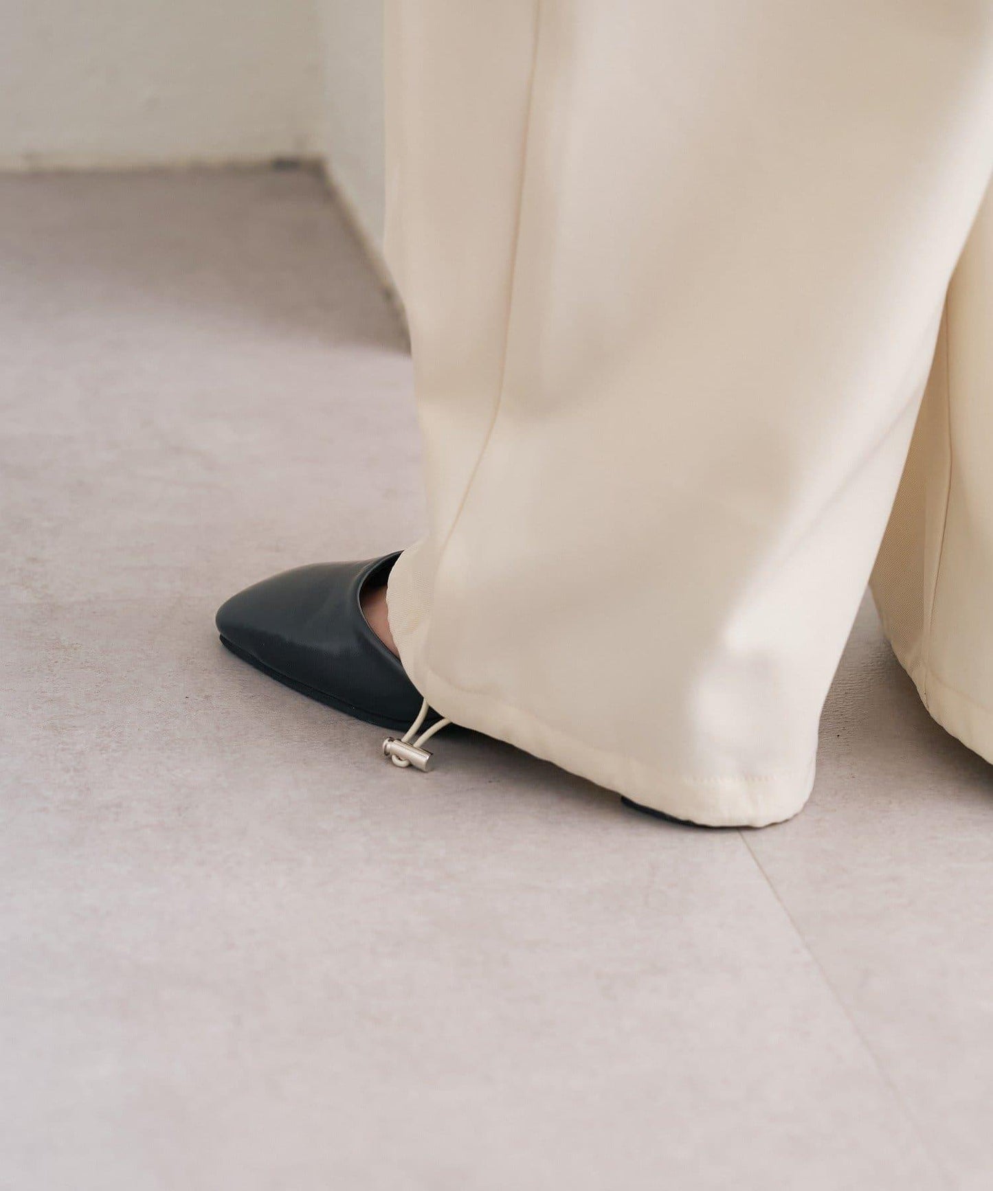 高腰褶皺休閒西裝褲