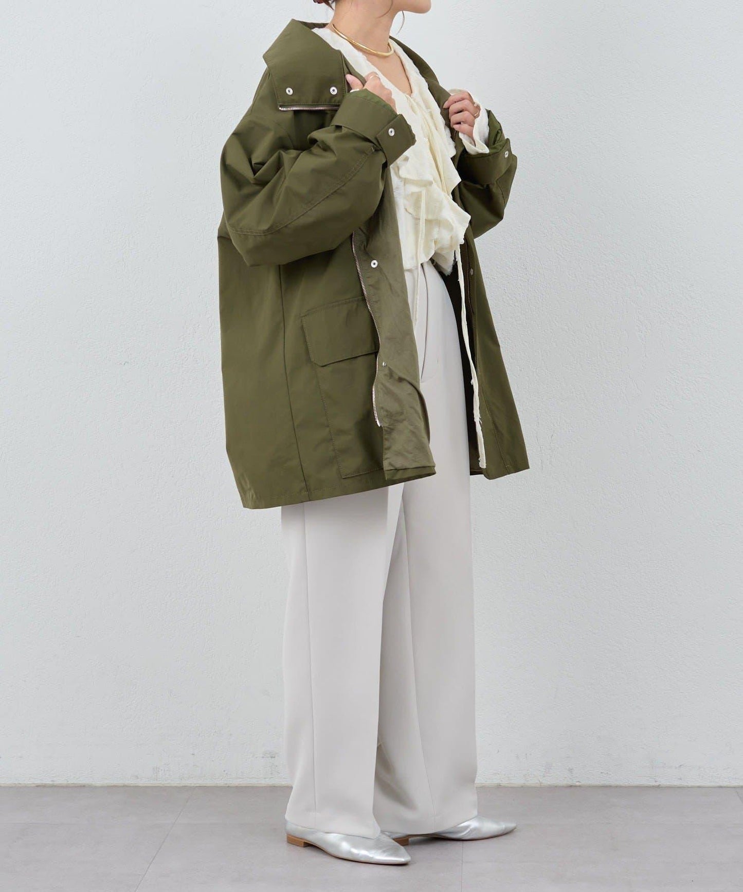 【26SS】中線壓褶長褲