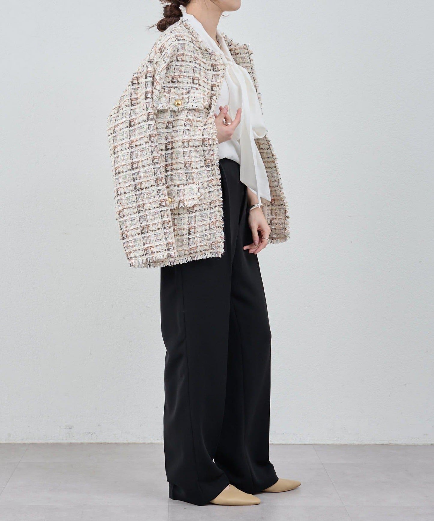 【26SS】中線壓褶長褲