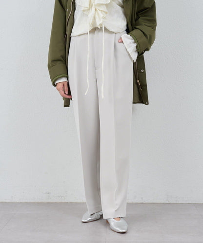 【26SS】中線壓褶長褲