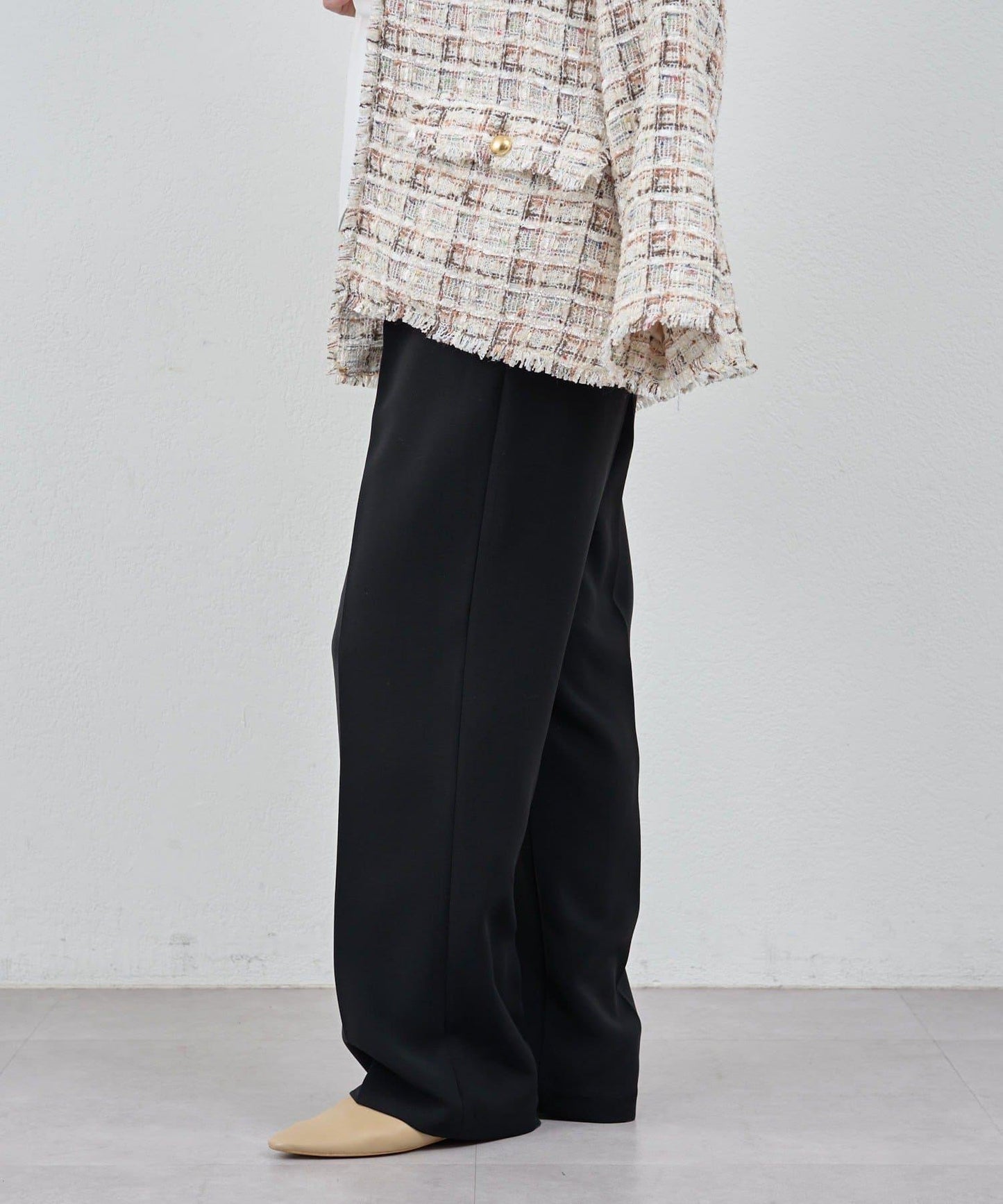 【26SS】中線壓褶長褲