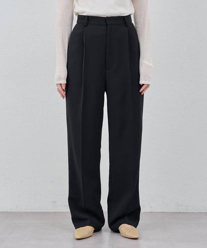 【26SS】中線壓褶長褲